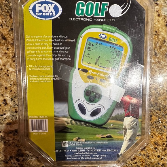 Fox Sports Golf Electronic Handheld Game - Picture 9 of 10